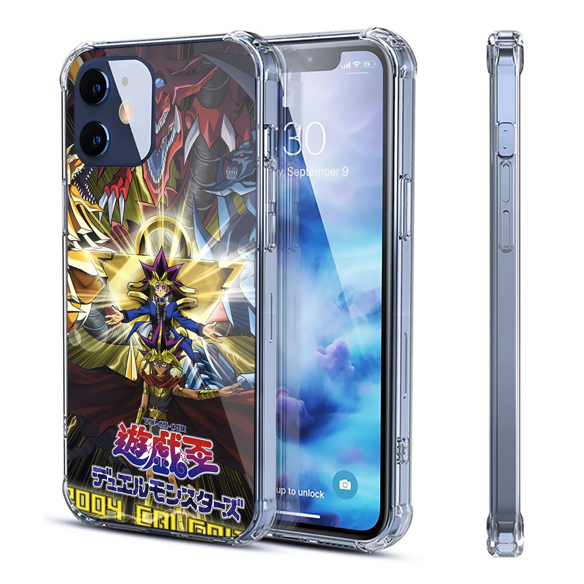 （画像用） 遊☆戯☆王 Yu-Gi-Oh! 【iPhone 12シリーズ対応】透明スマホケース（クリアソフトケース）